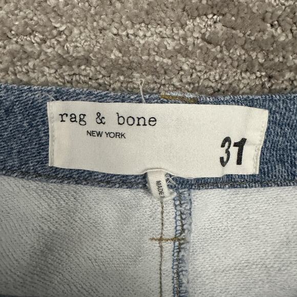 Rag & Bone Jeans Womens 31 Blue Denim Miramar Nora Cargo Carpenter - Picture 8 of 14
